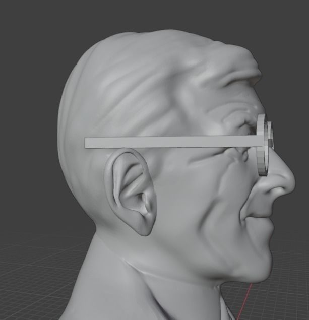 George Burns 3D print model_5