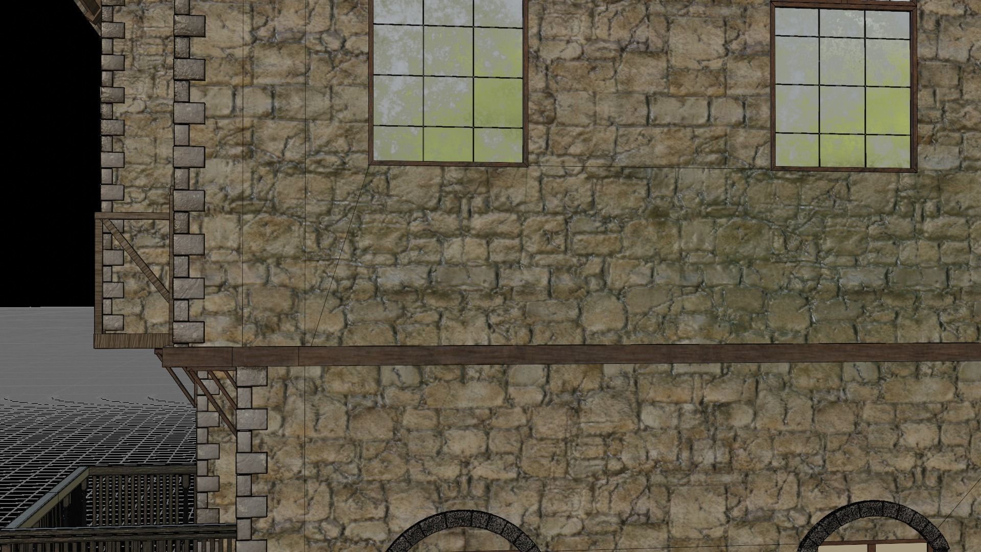 Medieval house  3D model_11