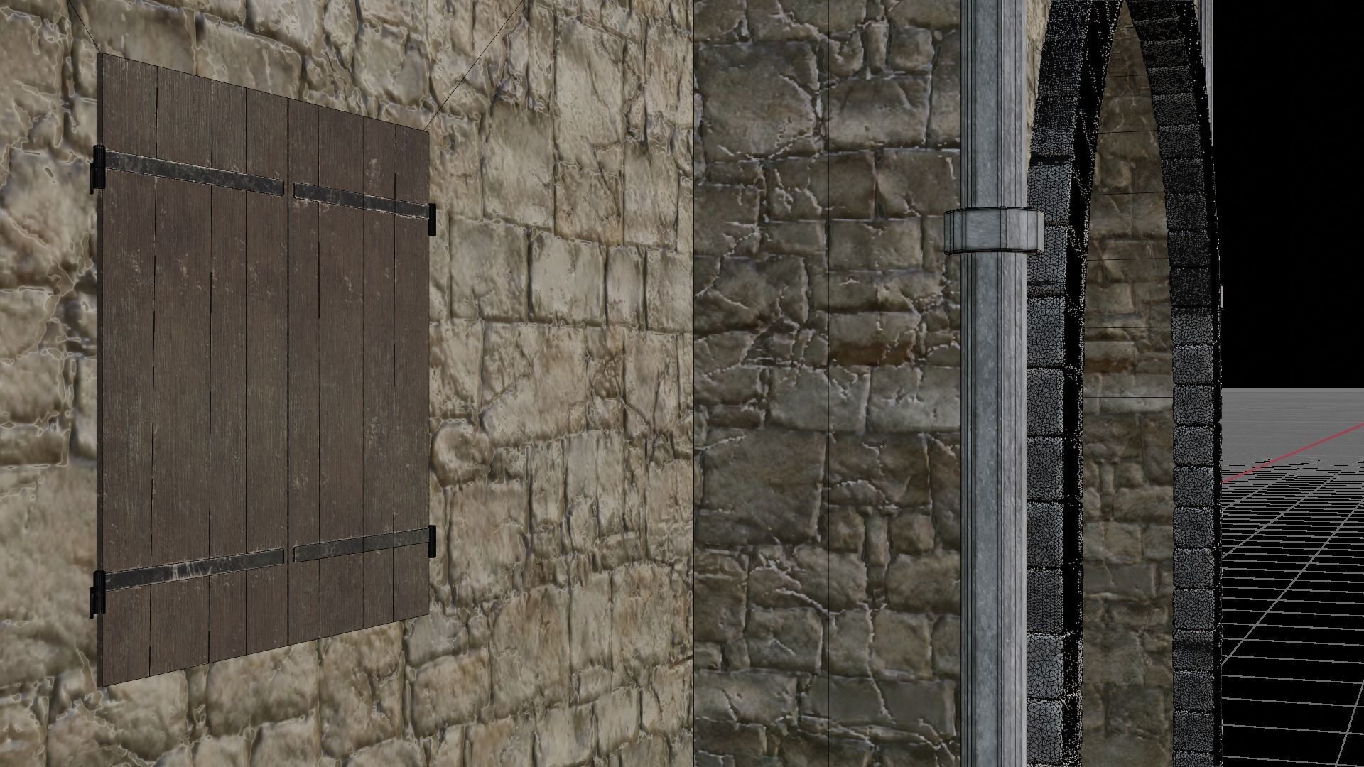 Medieval house  3D model_17