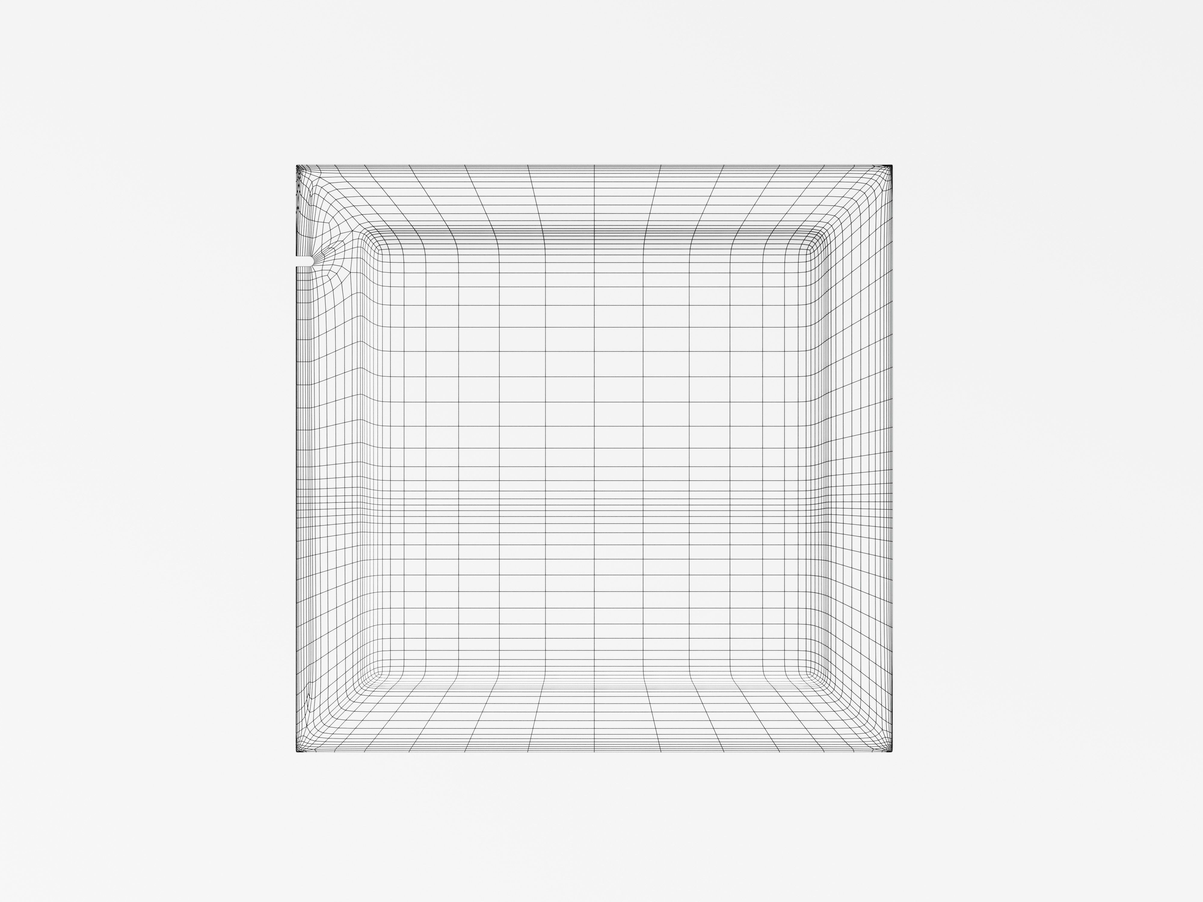 Blank Square Pouch Sachet 3D Model Low-poly 3D model_2