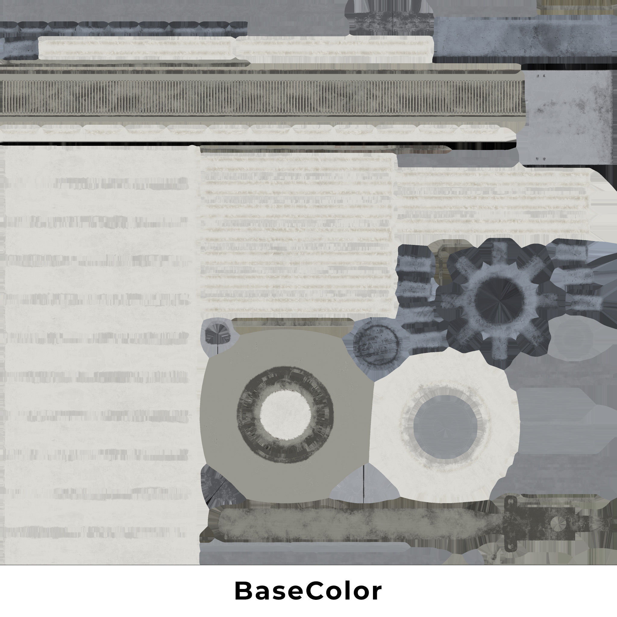Soviet hand-held aerosol grenade K-51 with non-lethal tear gas Low-poly 3D model_17