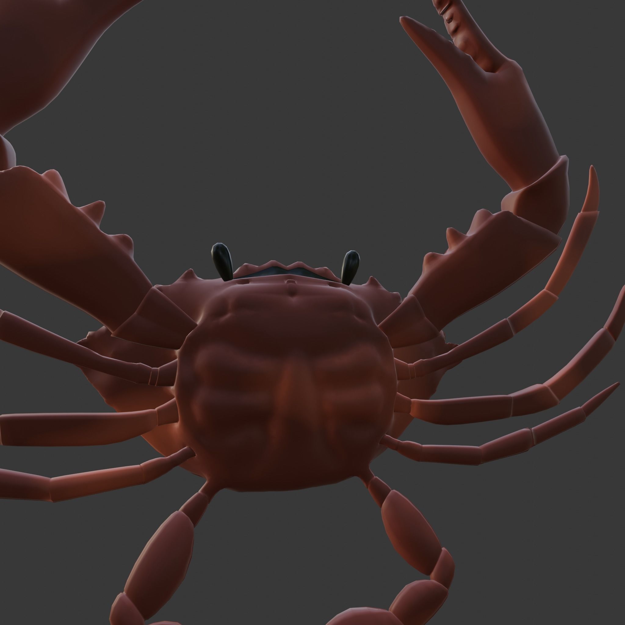 cute crab 3d 3D model_19