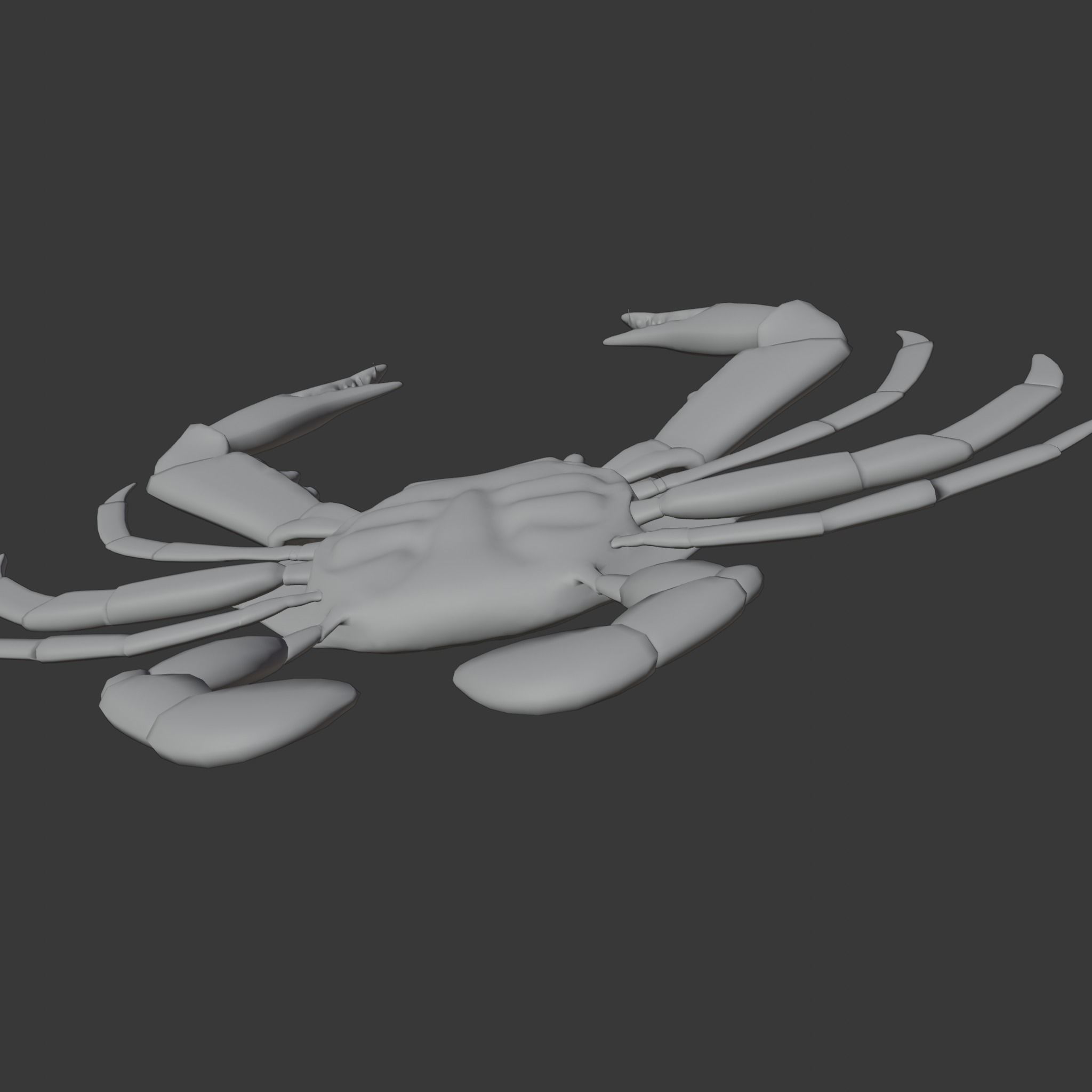 cute crab 3d 3D model_14
