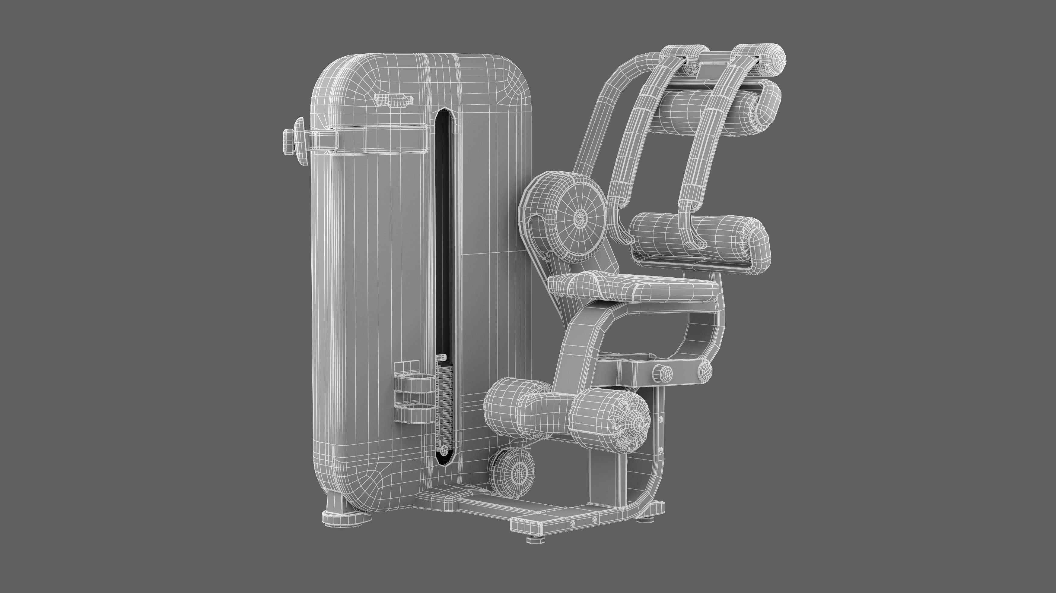 Technogym Artis Total Abdominal 3D model_6