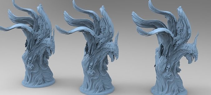 Dantes Hell tree 1 3D model