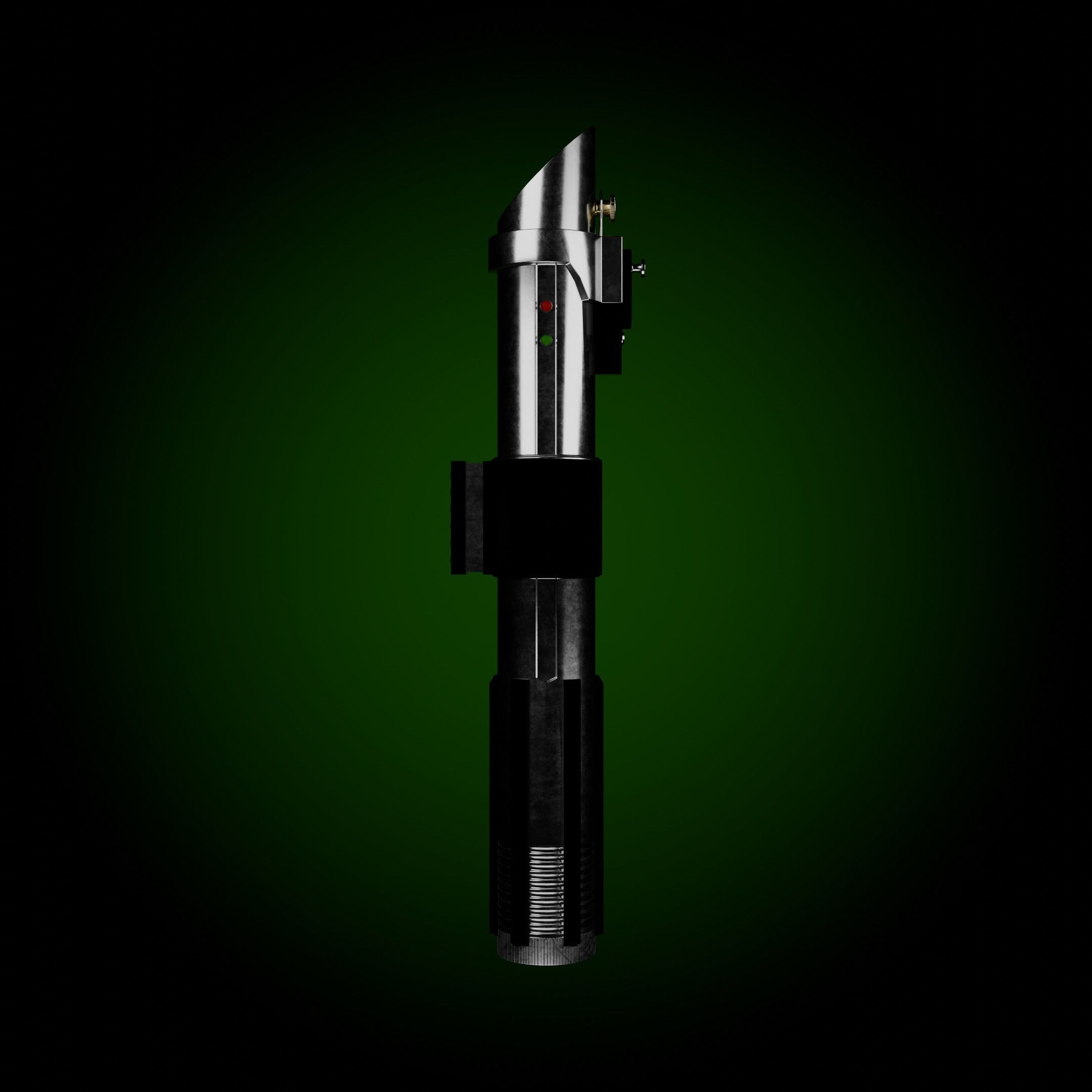 Anakin Skywalker first Lightsaber Free 3D model_1
