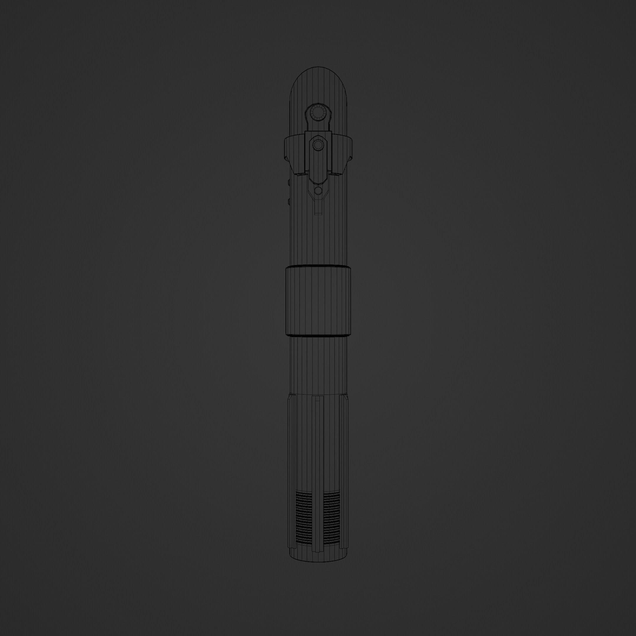 Anakin Skywalker first Lightsaber Free 3D model_3