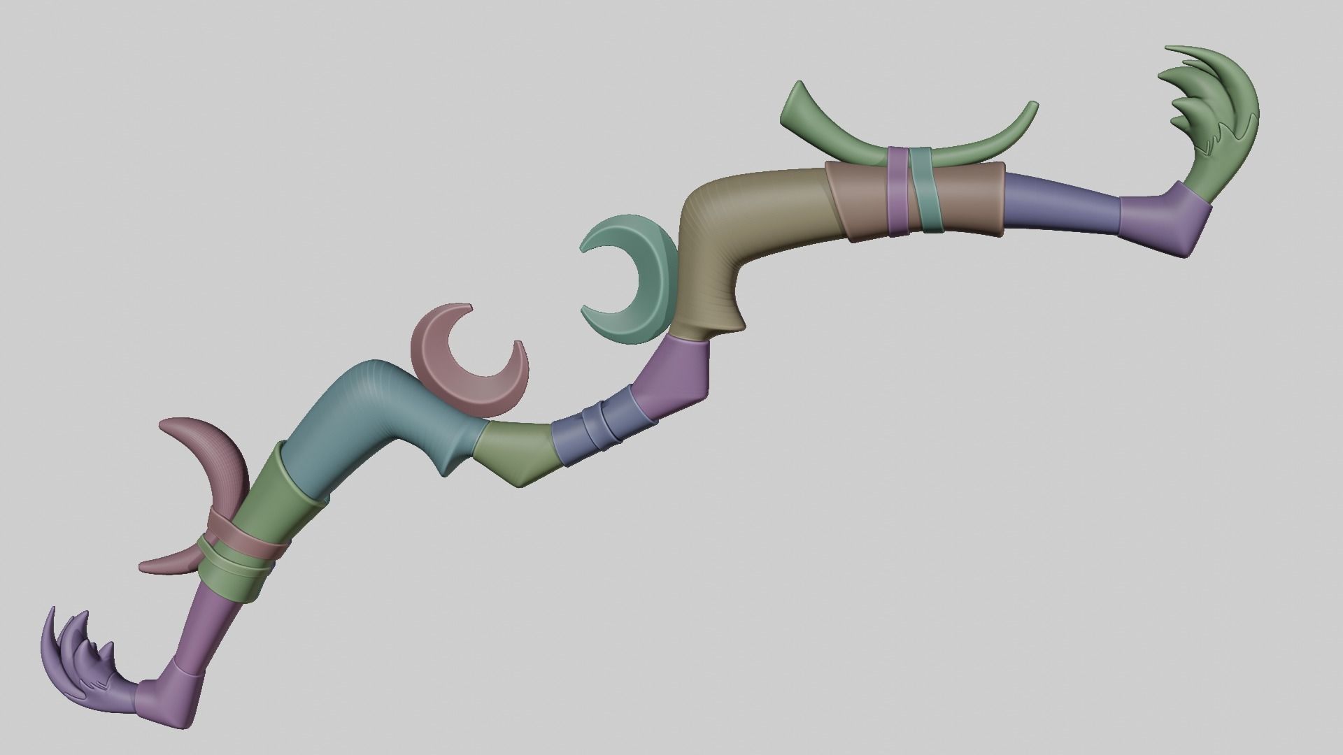 ARTEMIS BOW HADES COSPLAY 3D print model_3