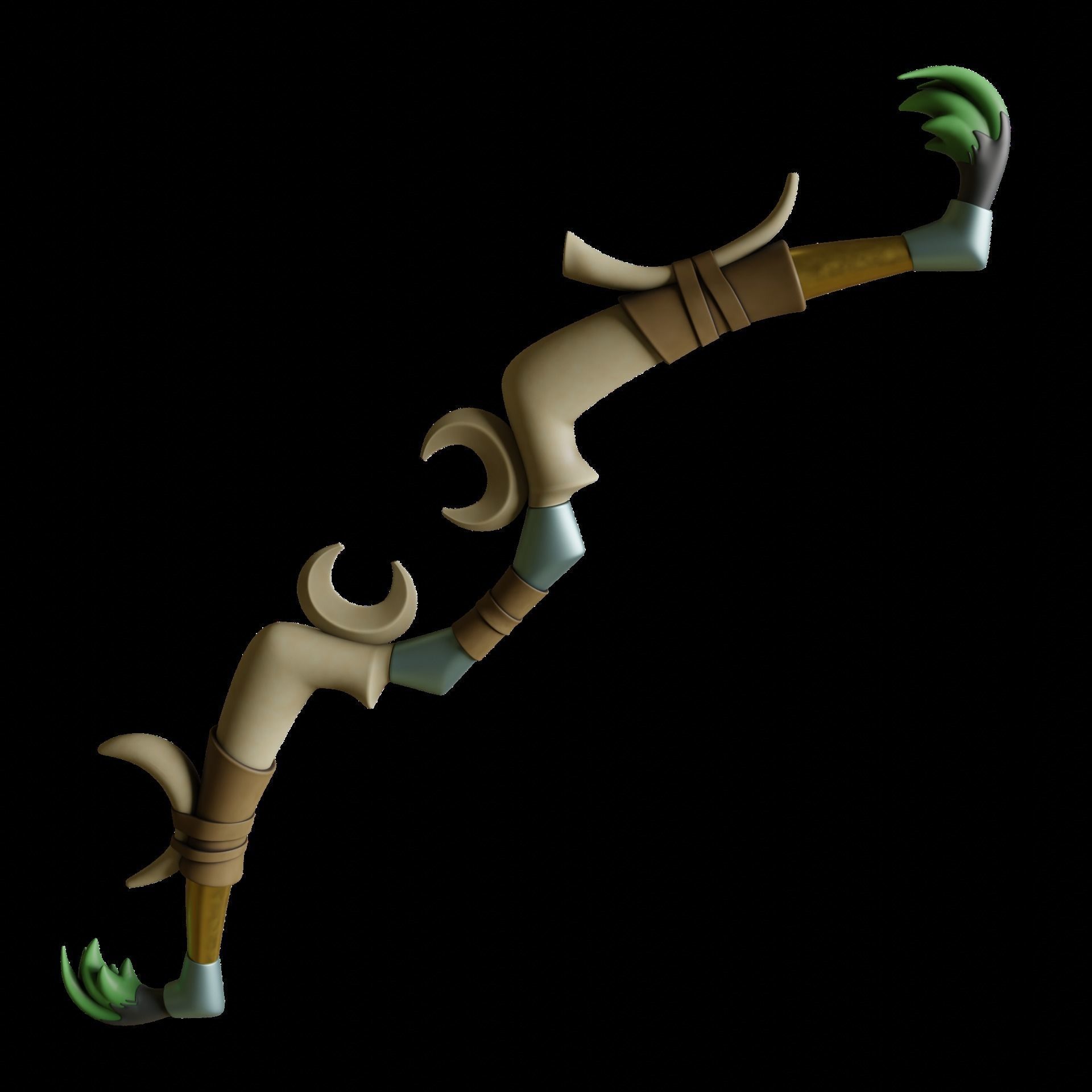 ARTEMIS BOW HADES COSPLAY 3D print model_13