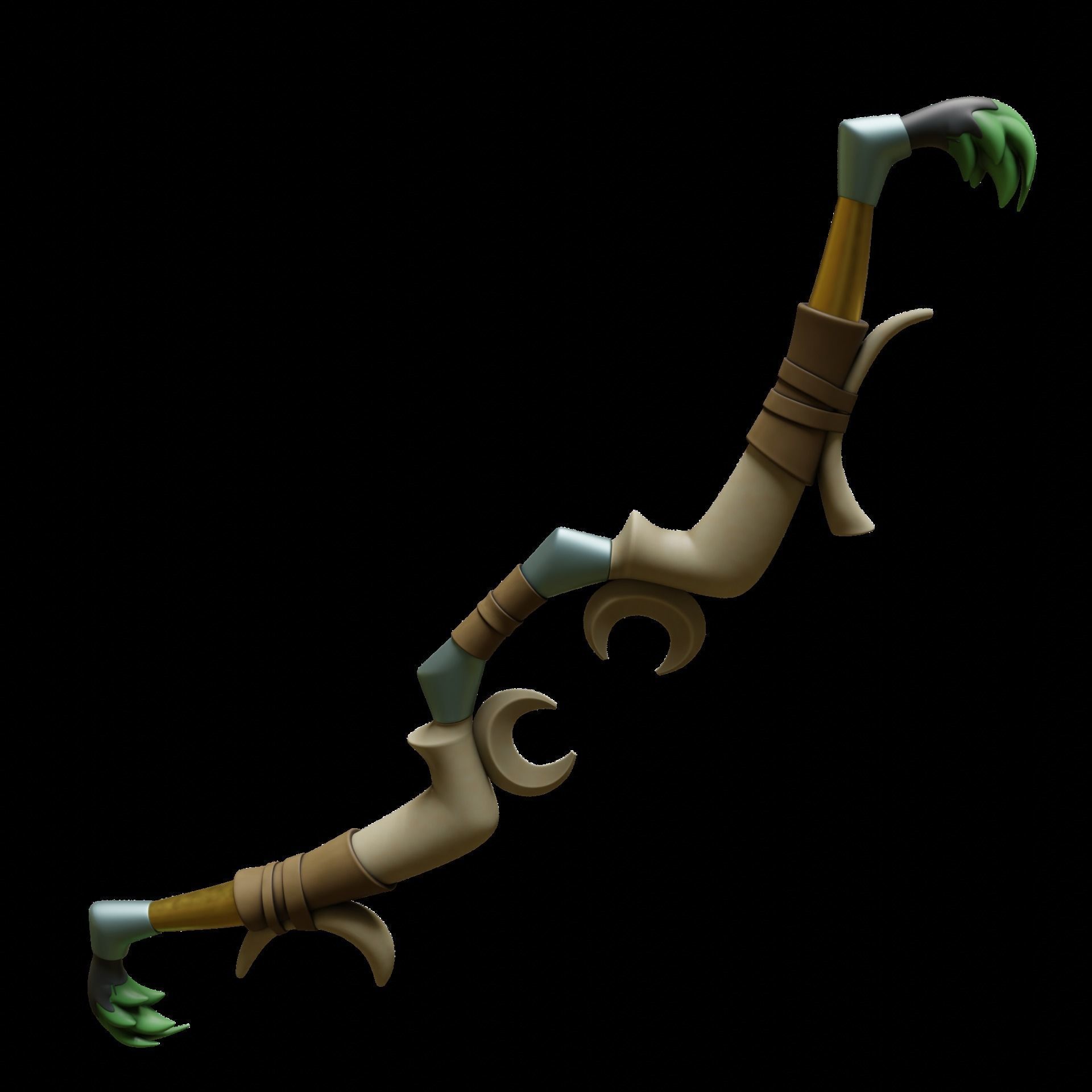 ARTEMIS BOW HADES COSPLAY 3D print model_9