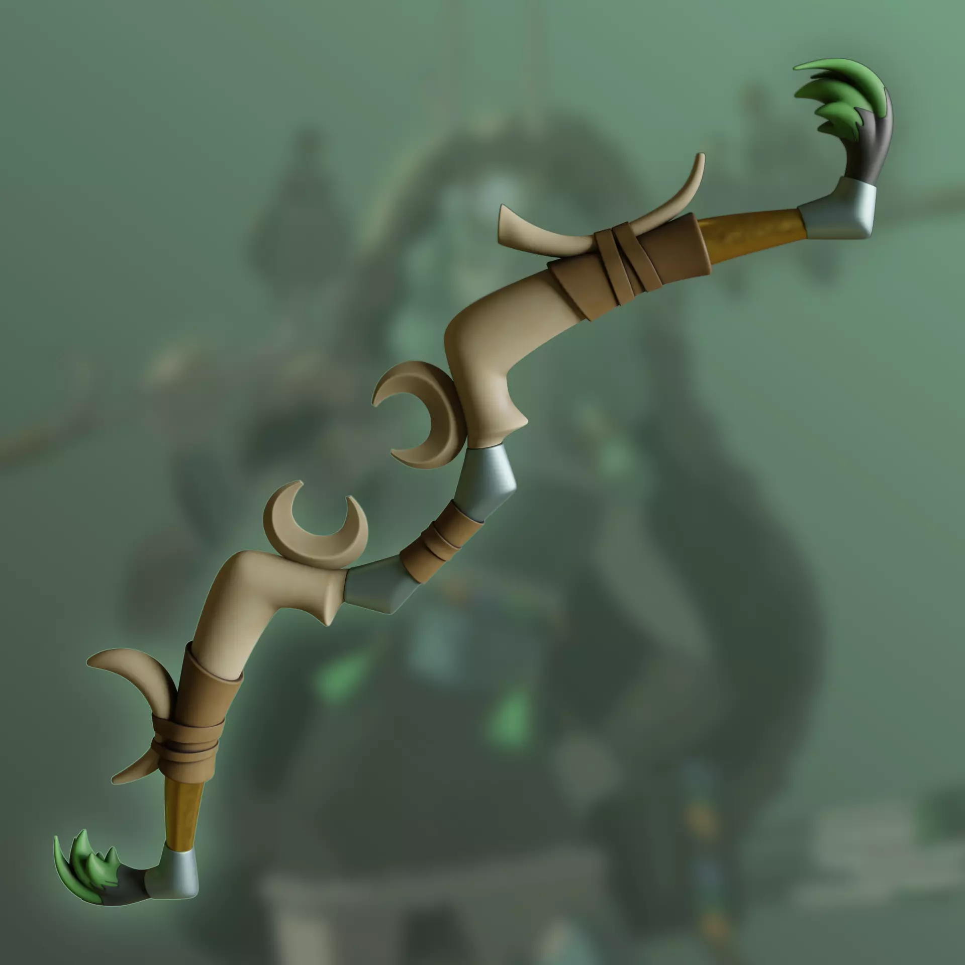 ARTEMIS BOW HADES COSPLAY 3D print model_0