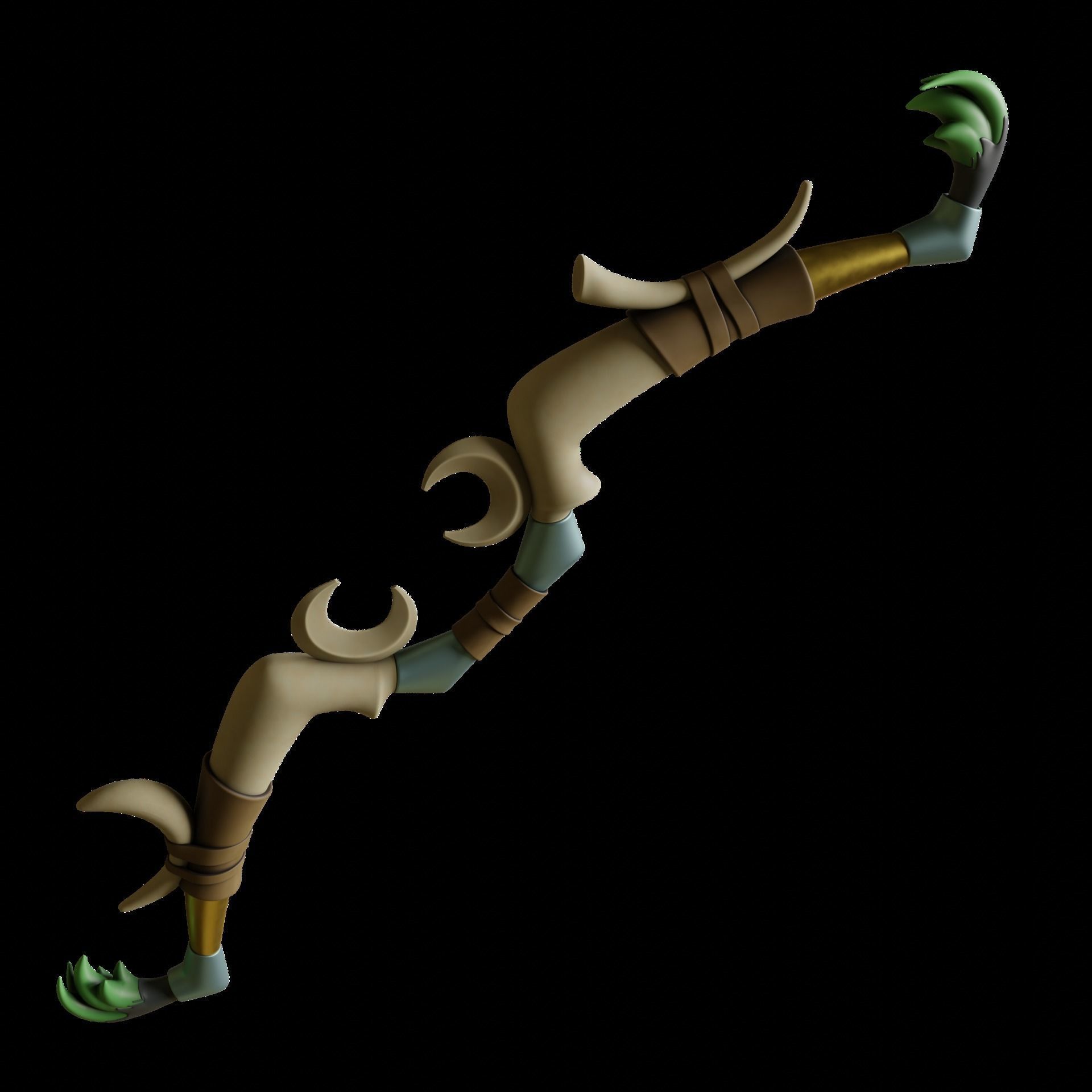 ARTEMIS BOW HADES COSPLAY 3D print model_11