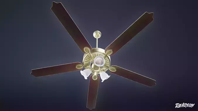 LIGHTING - Ceiling Light 04 - LOW POLY AND NANITE