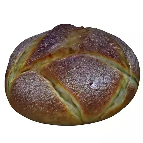 Realistic Bread  3D model