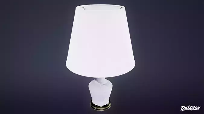 LIGHTING - Desk Lamp 01 - LOW POLY AND NANITE