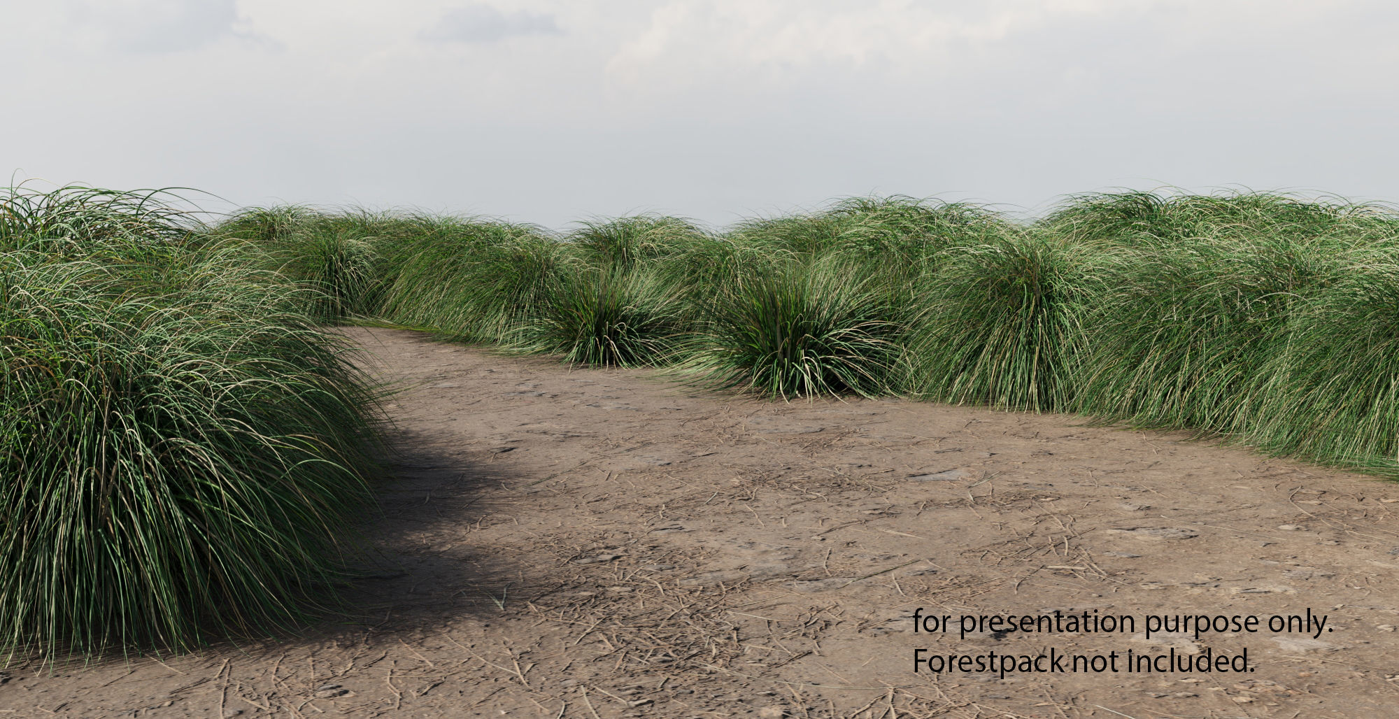 Realistic bush collection 3D model_6