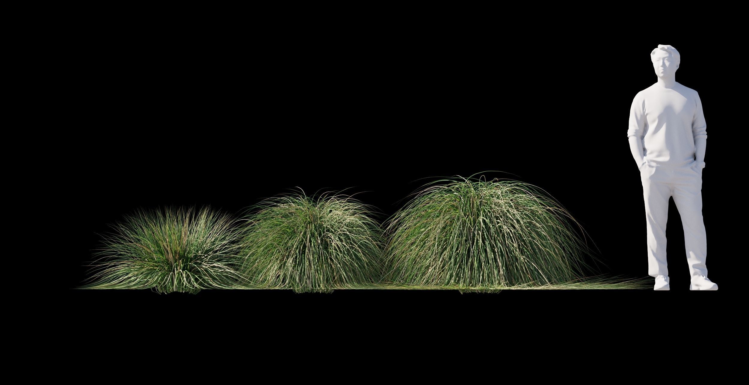 Realistic bush collection 3D model_2