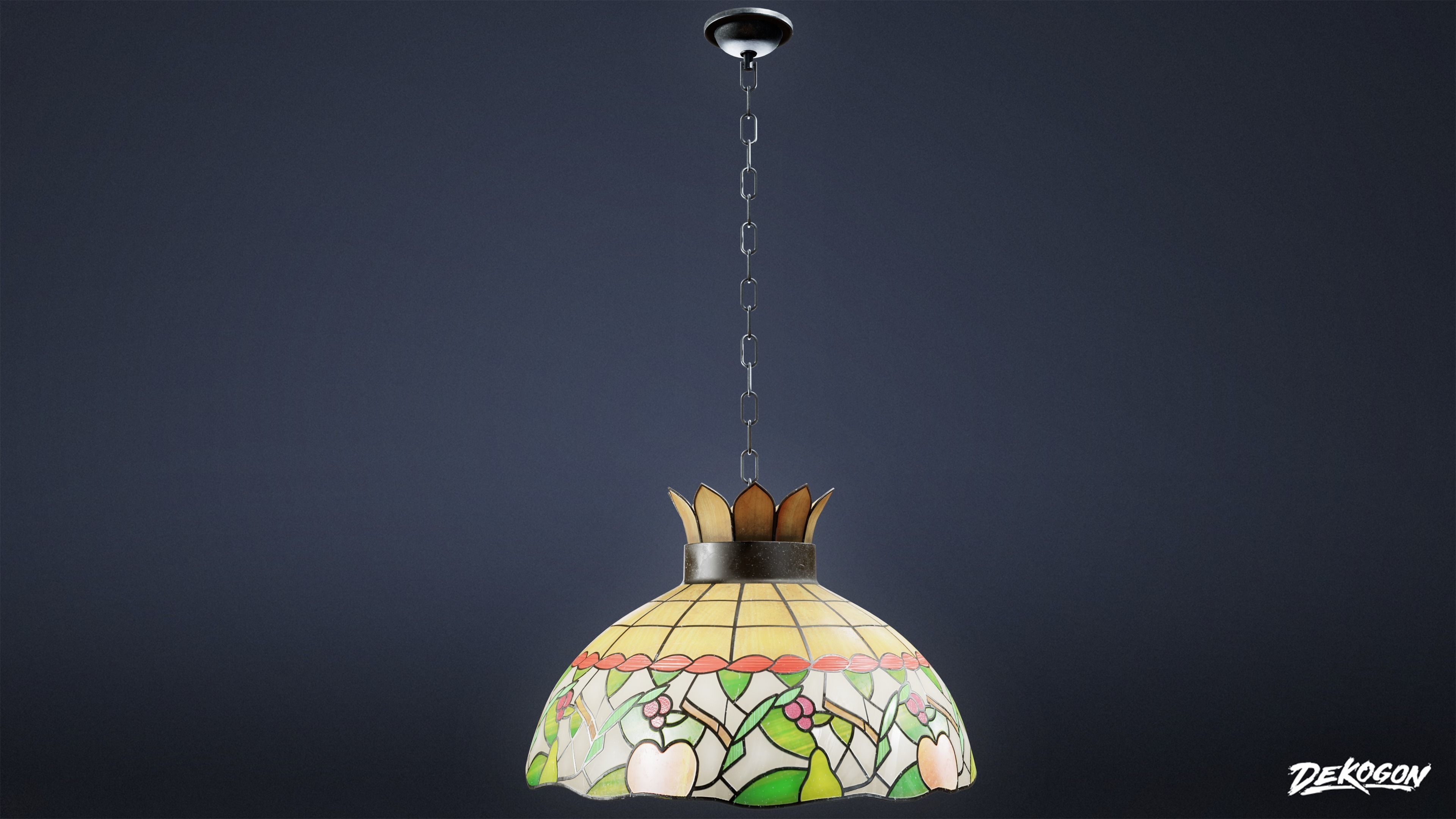 LIGHTING - Lamp 07 - LOW POLY AND NANITE Low-poly 3D model_6