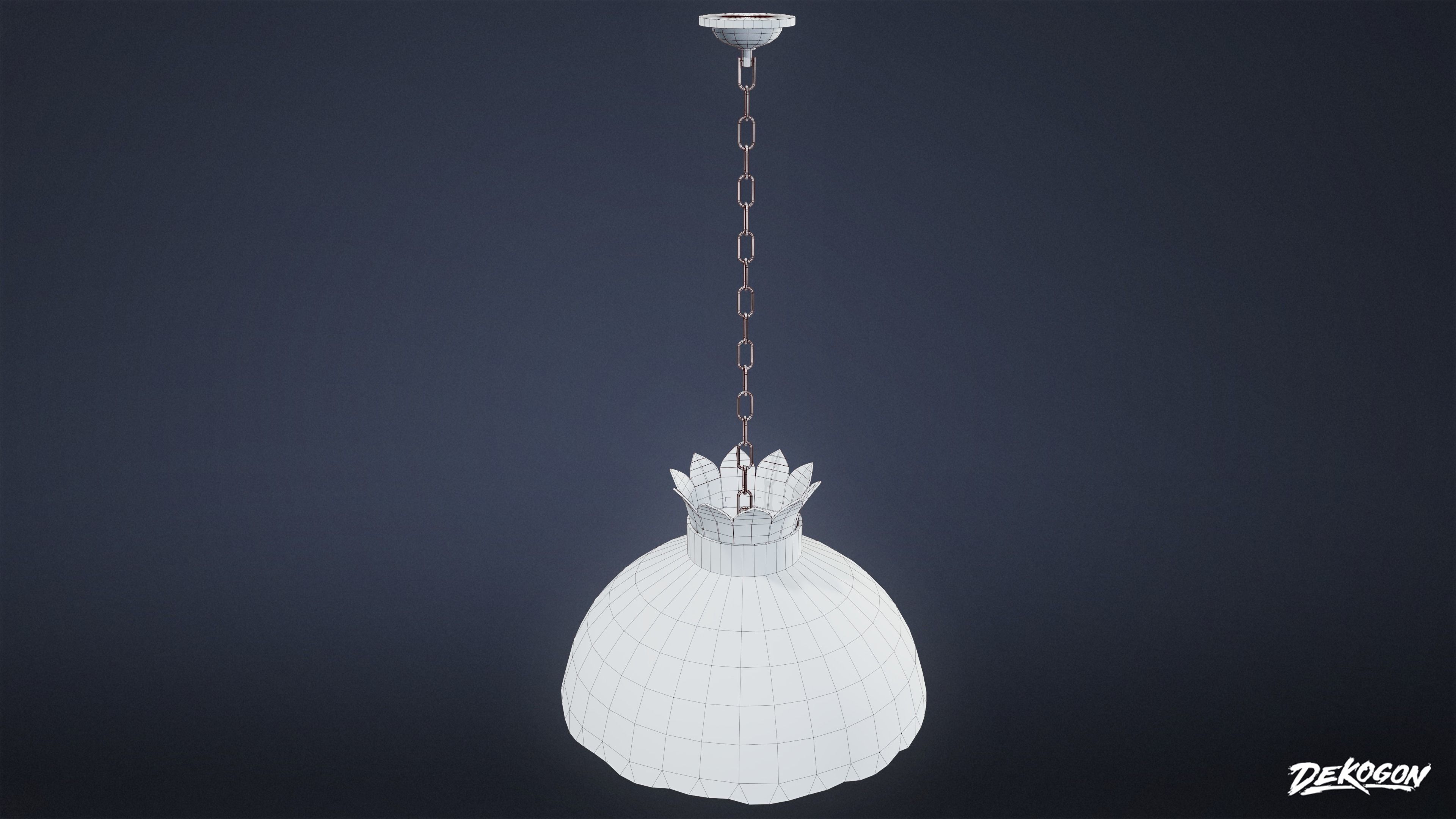 LIGHTING - Lamp 07 - LOW POLY AND NANITE Low-poly 3D model_2