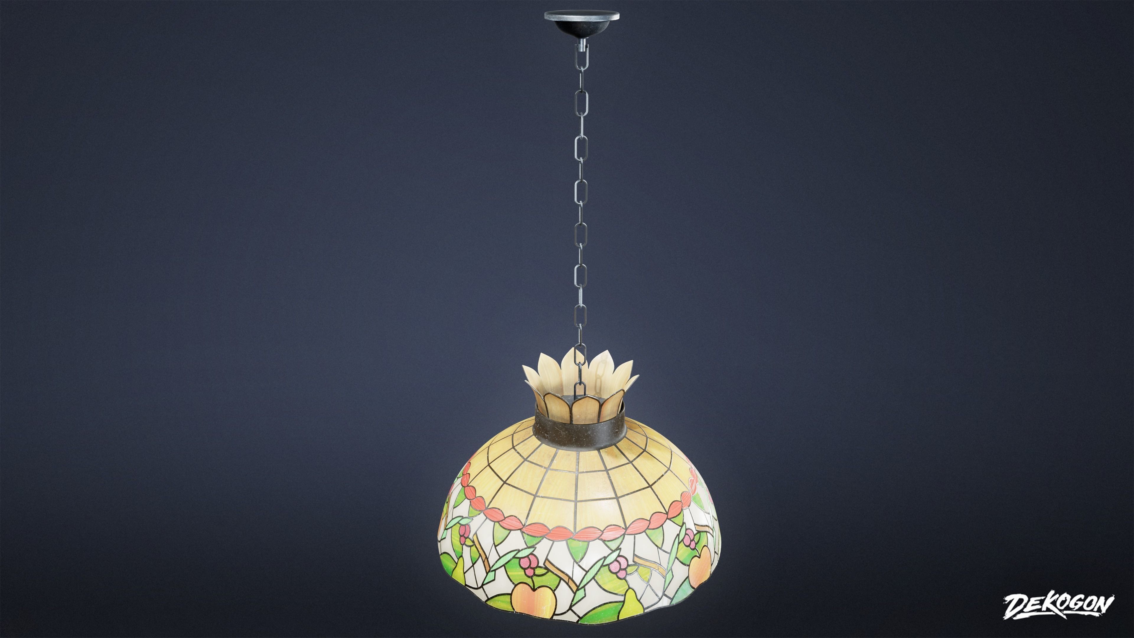 LIGHTING - Lamp 07 - LOW POLY AND NANITE Low-poly 3D model_3