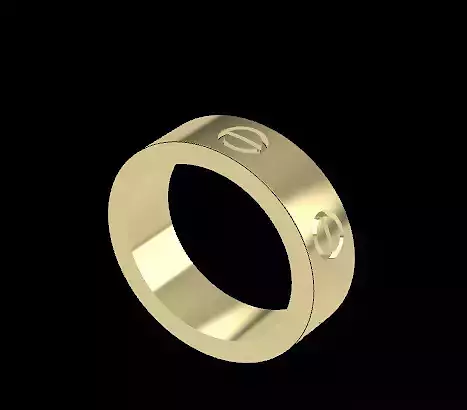 Love ring size 16mm 3D print model