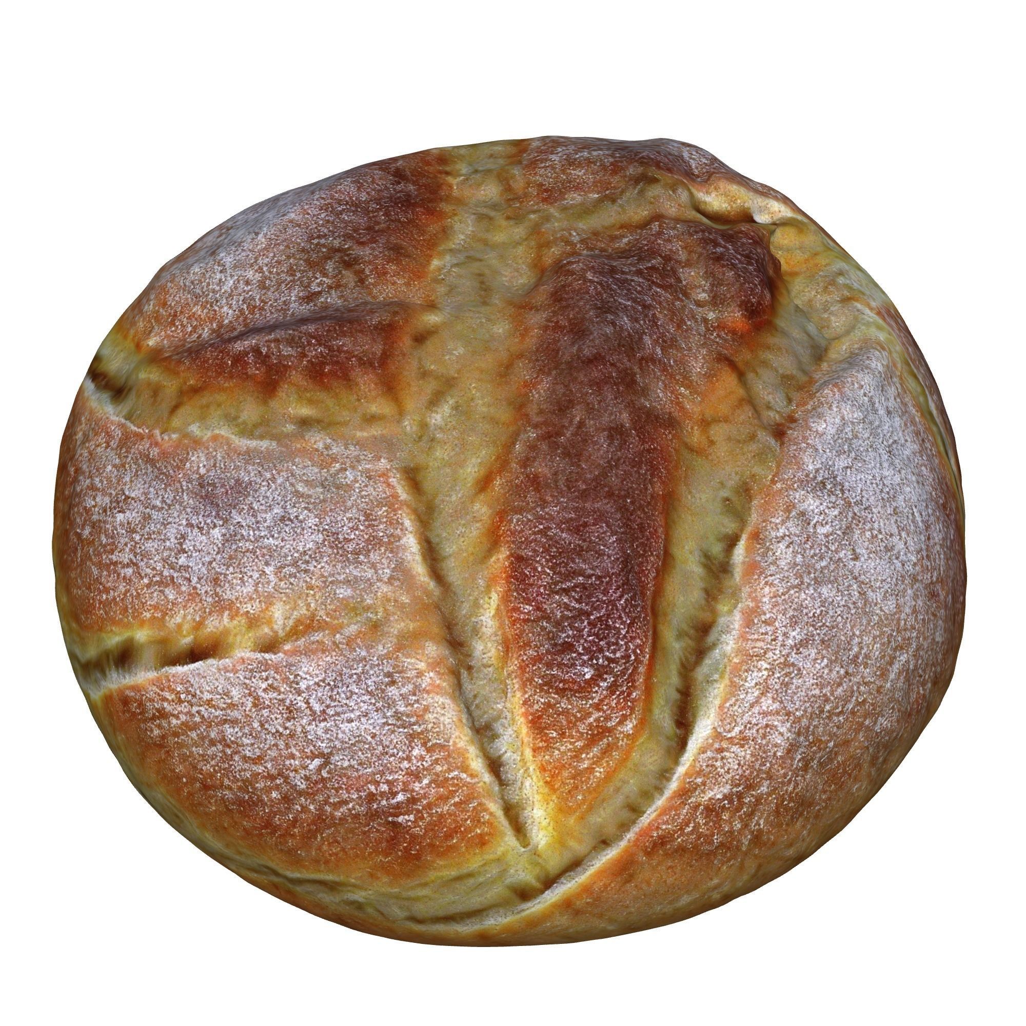 Realistic Bread 3D model_5