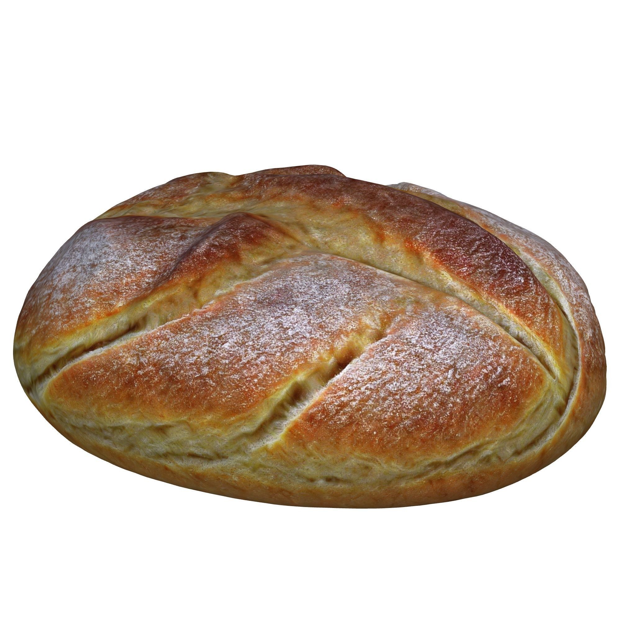 Realistic Bread 3D model_4