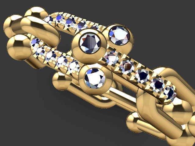 Tiffany Ring 3D print model_5