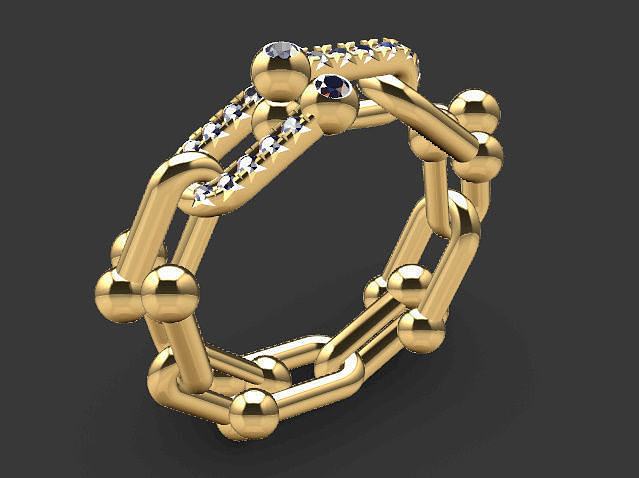 Tiffany Ring 3D print model
