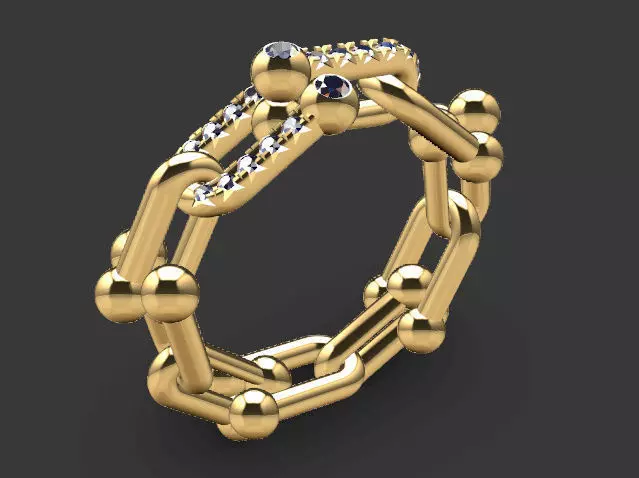 Tiffany Ring 3D print model_0