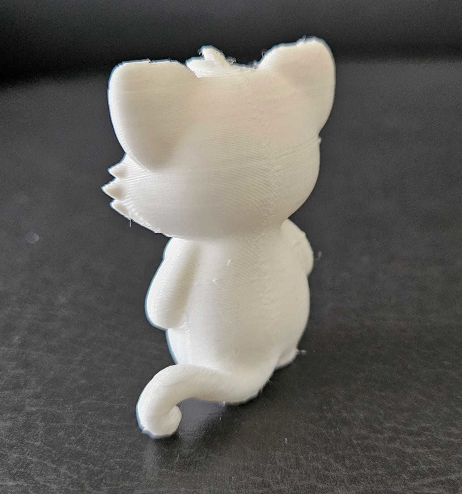 Cute Standing Cat 3D print model_8