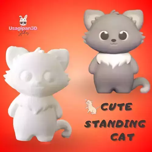 Cute Standing Cat