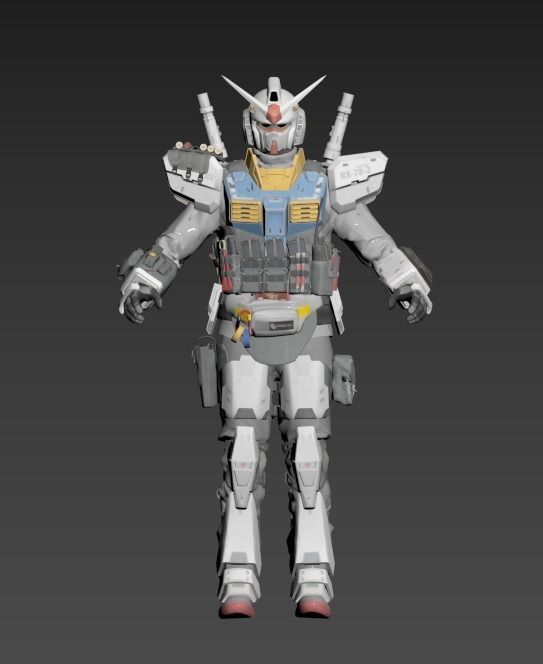 Call of Duty GUNDAM RX-78-2 3D print model_1
