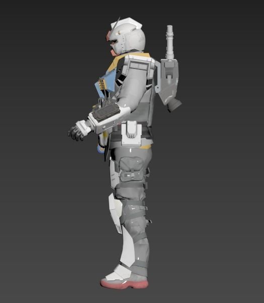 Call of Duty GUNDAM RX-78-2 3D print model_2