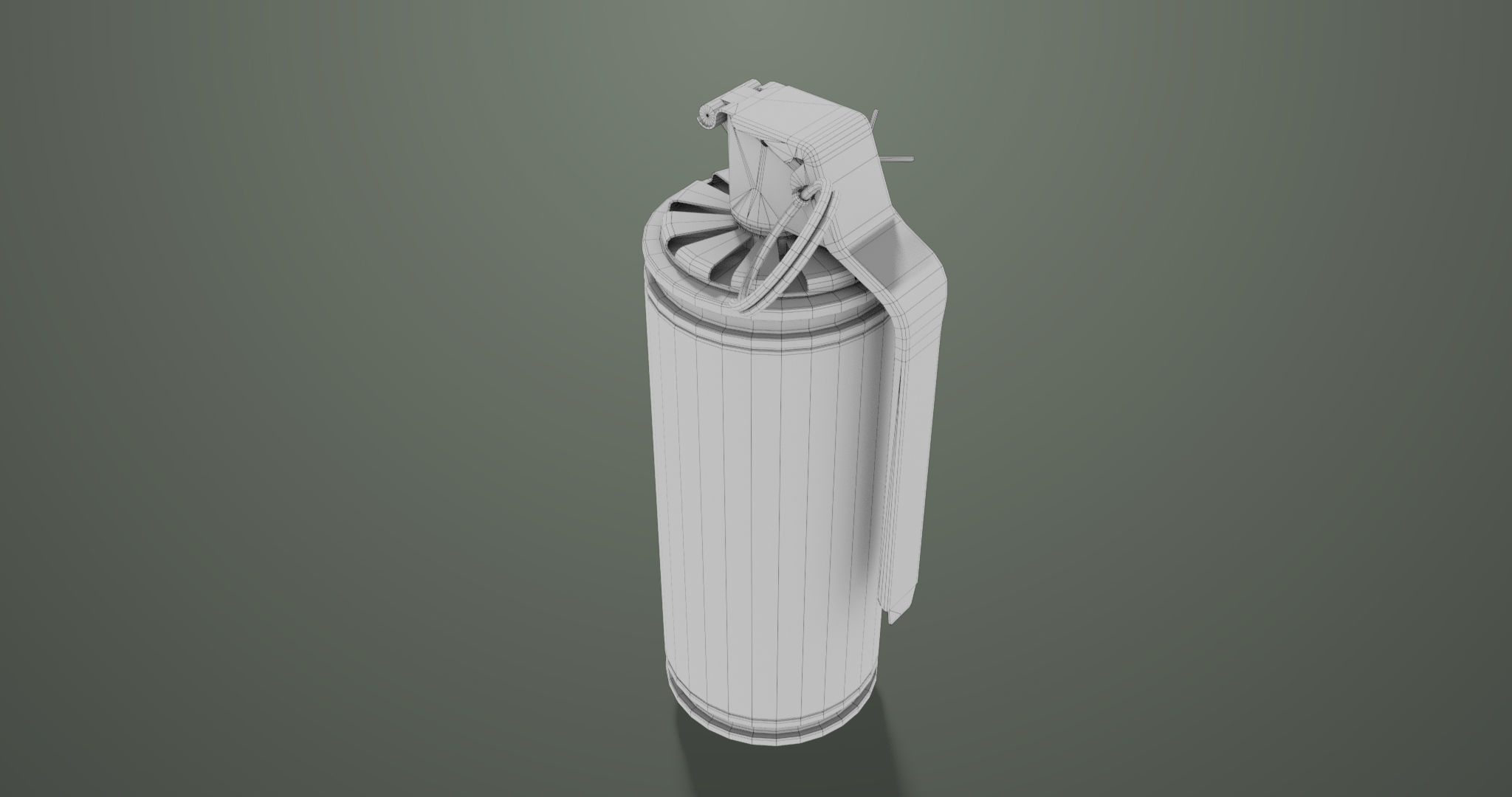 10 Grenades Single Mat All PBR Unity UE Textures Low-poly 3D model_68