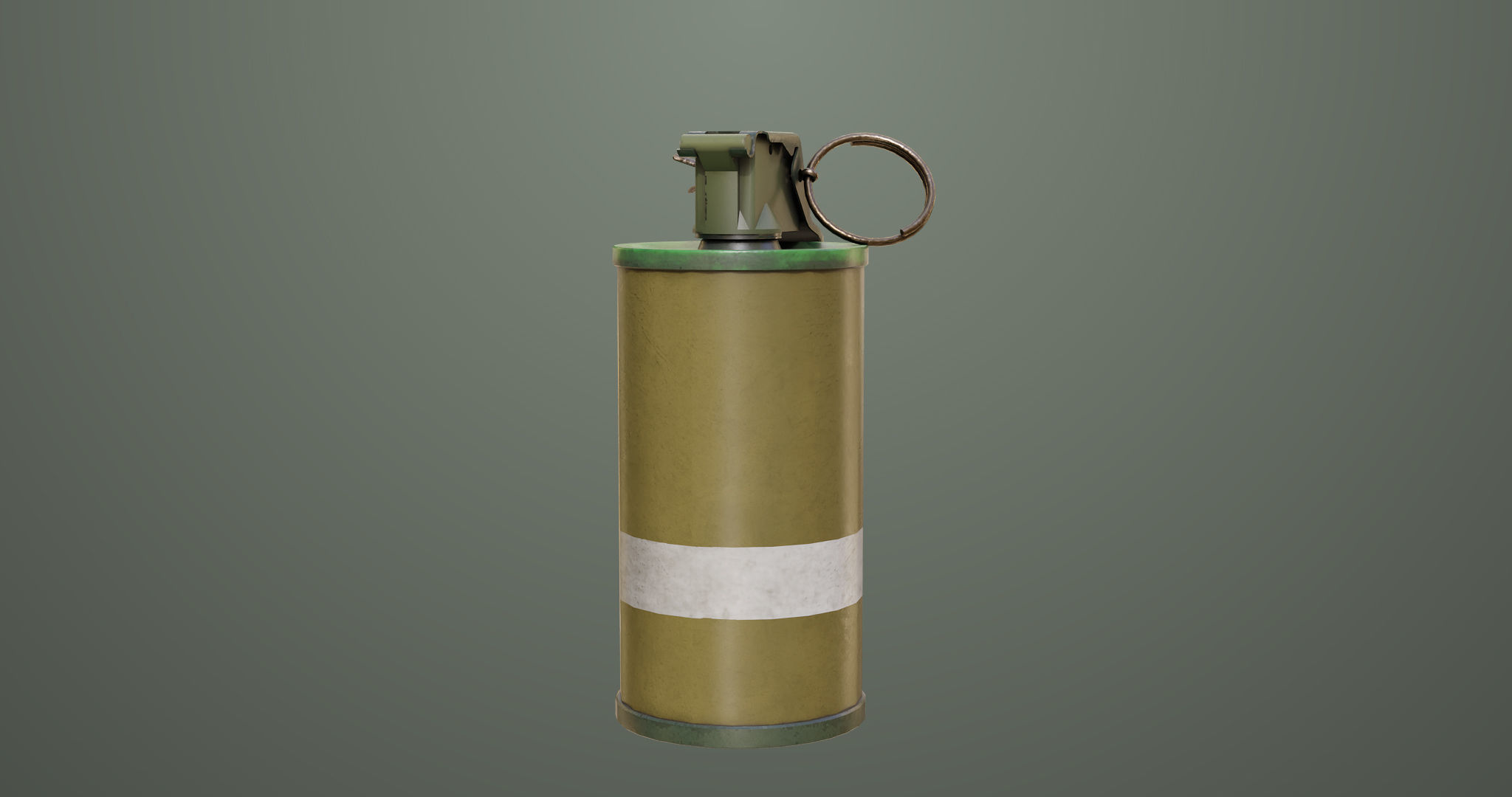 10 Grenades Single Mat All PBR Unity UE Textures Low-poly 3D model_18