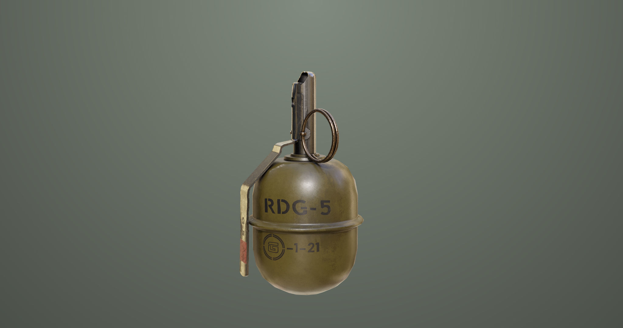 10 Grenades Single Mat All PBR Unity UE Textures Low-poly 3D model_34