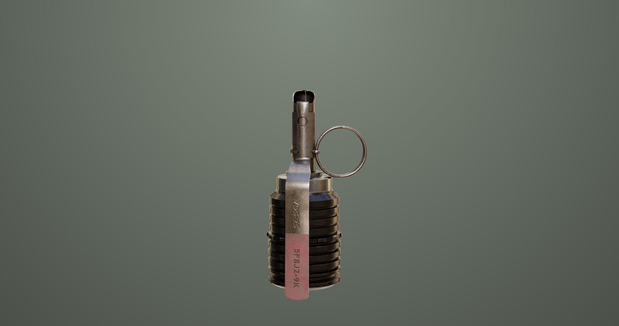10 Grenades Single Mat All PBR Unity UE Textures Low-poly 3D model_42