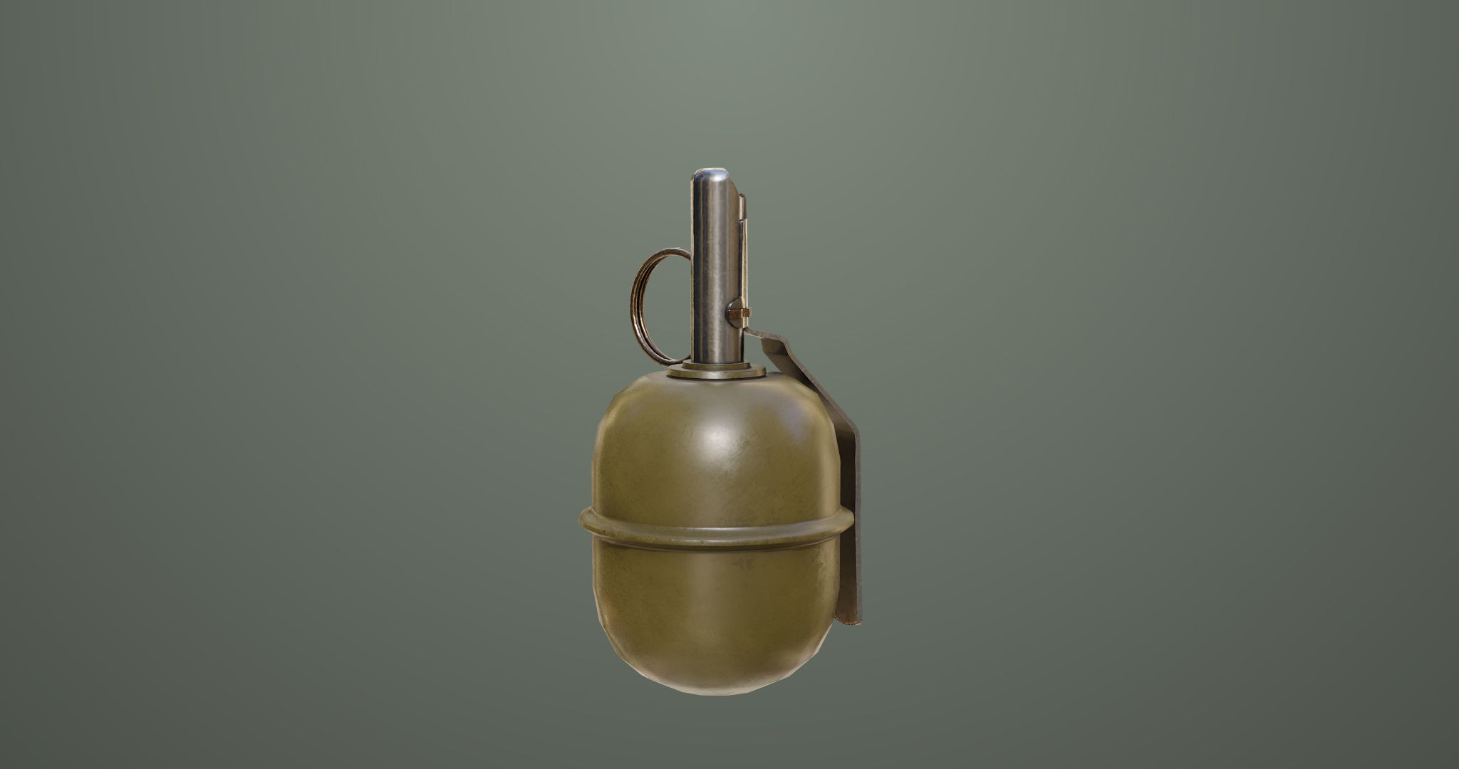 10 Grenades Single Mat All PBR Unity UE Textures Low-poly 3D model_35