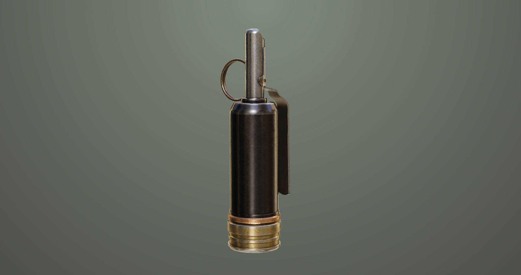 10 Grenades Single Mat All PBR Unity UE Textures Low-poly 3D model_38