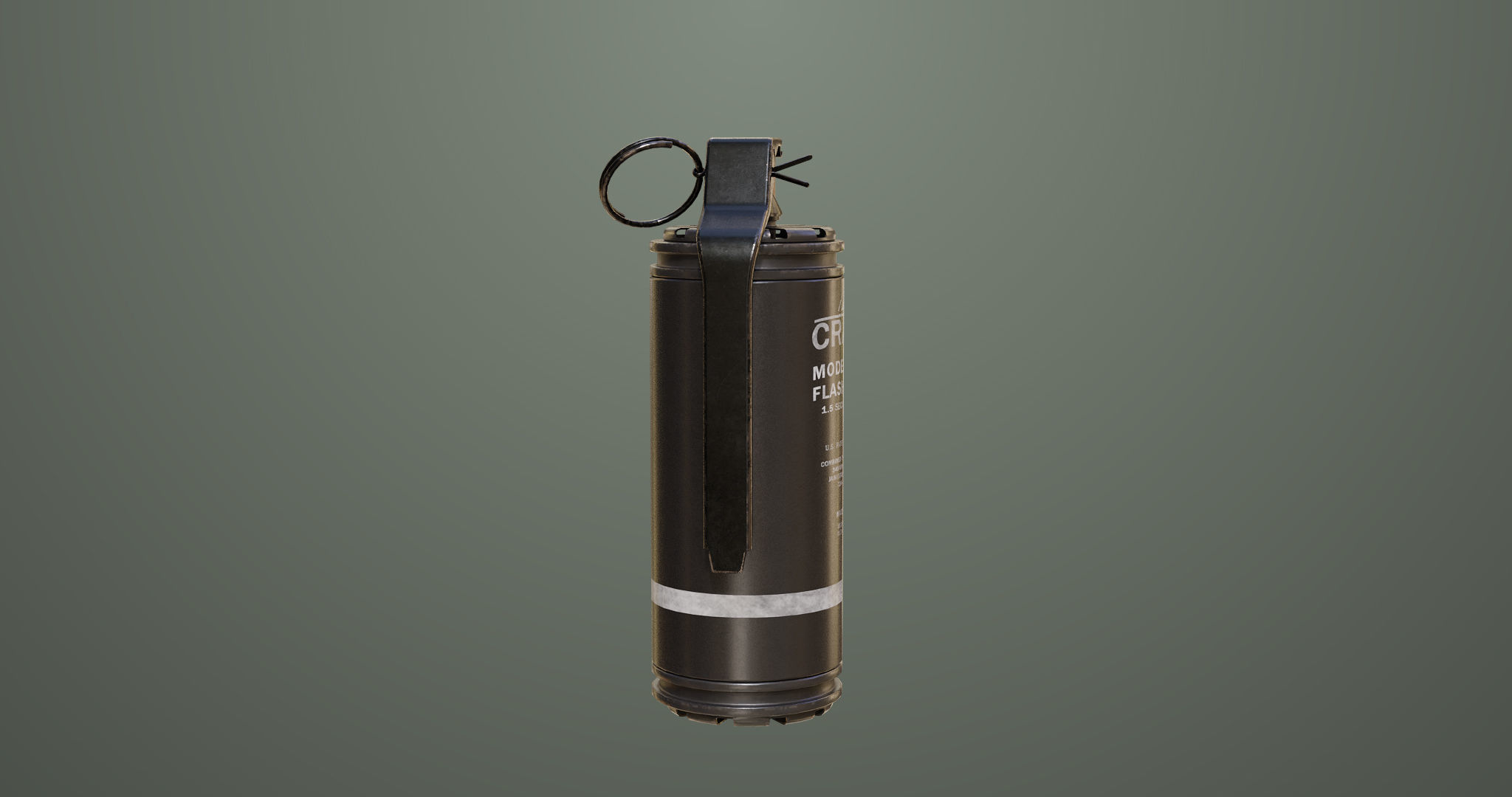 10 Grenades Single Mat All PBR Unity UE Textures Low-poly 3D model_29