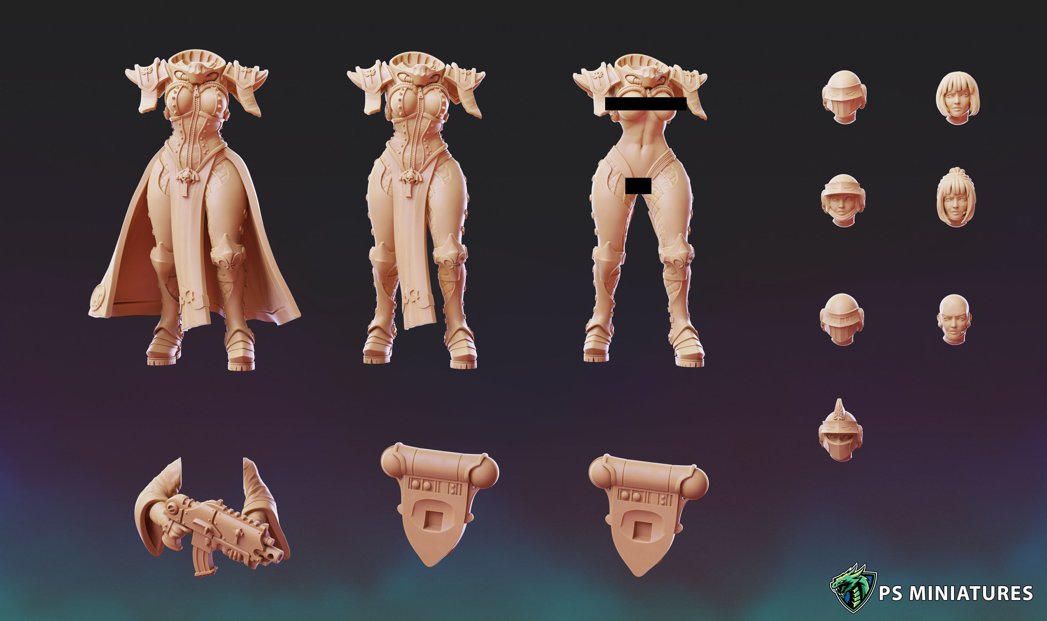 Divine Order - Soldiers Vol 1 Bundle 3D print model_15