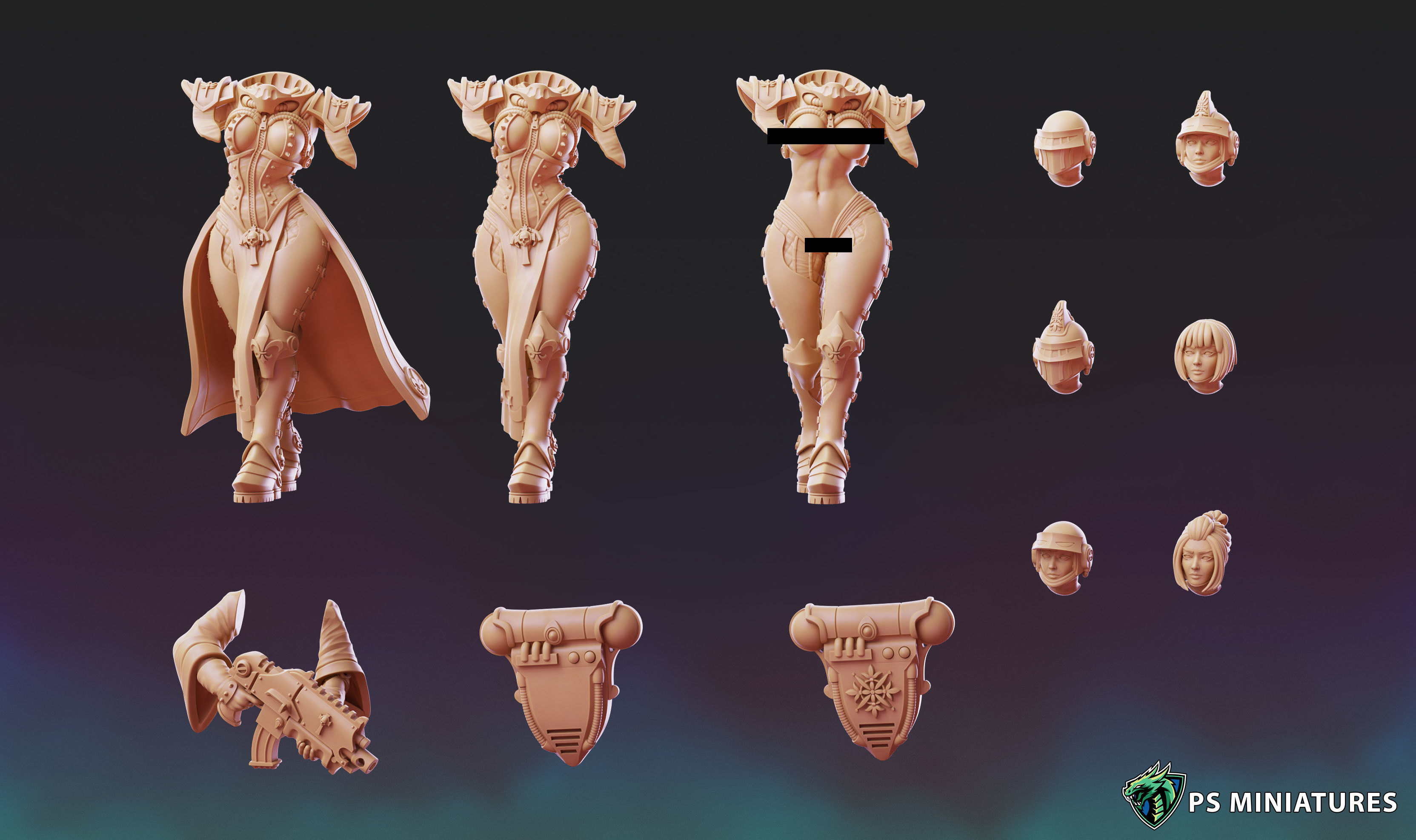 Divine Order - Soldiers Vol 1 Bundle 3D print model_14