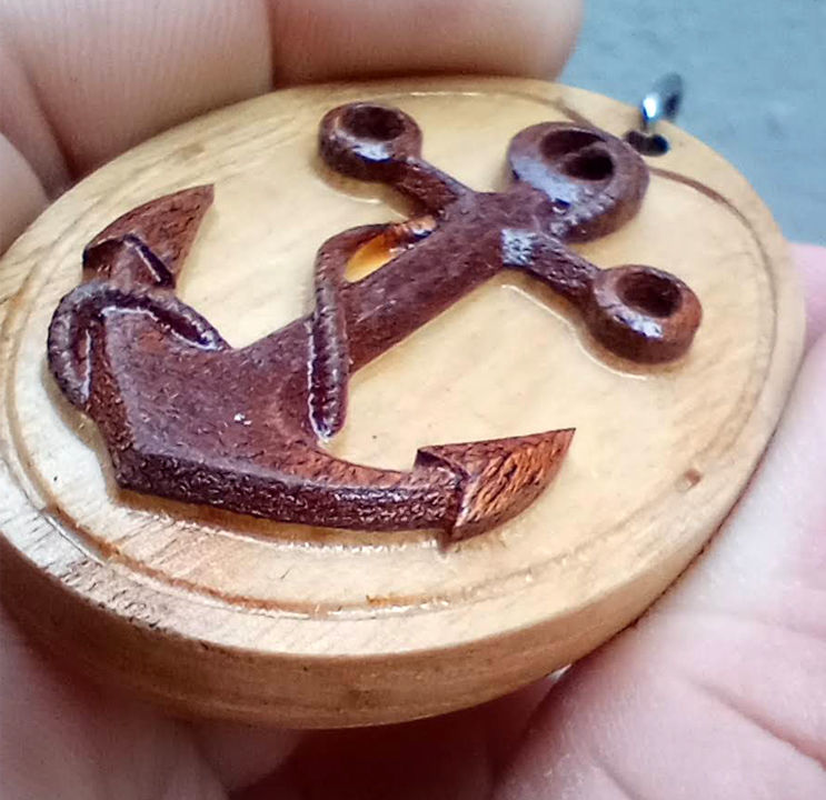 Anchor and Rope Model for CNC Milling and Carving 3D print model_6