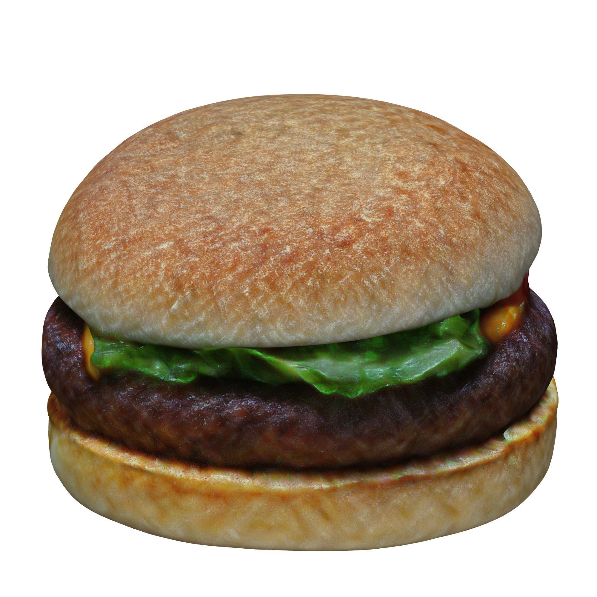 Realistic Burger 3D model_2