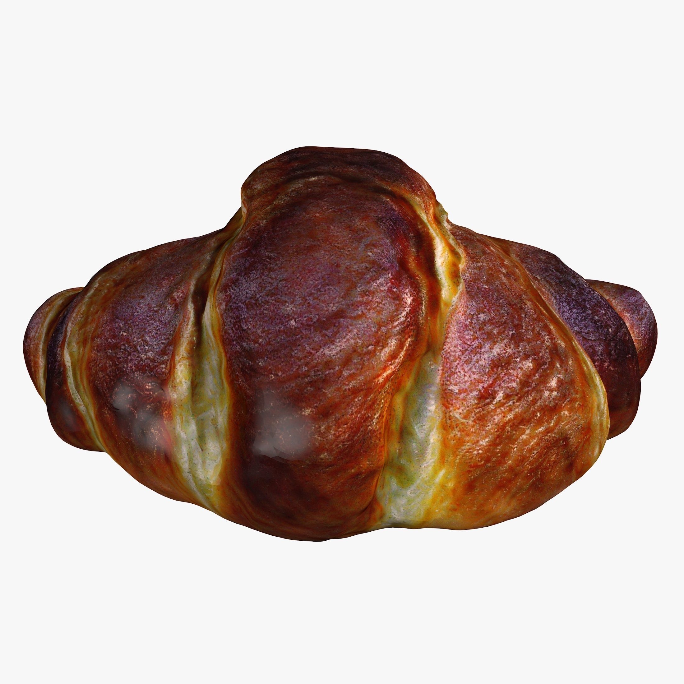 Realistic Croissant 3D model_3