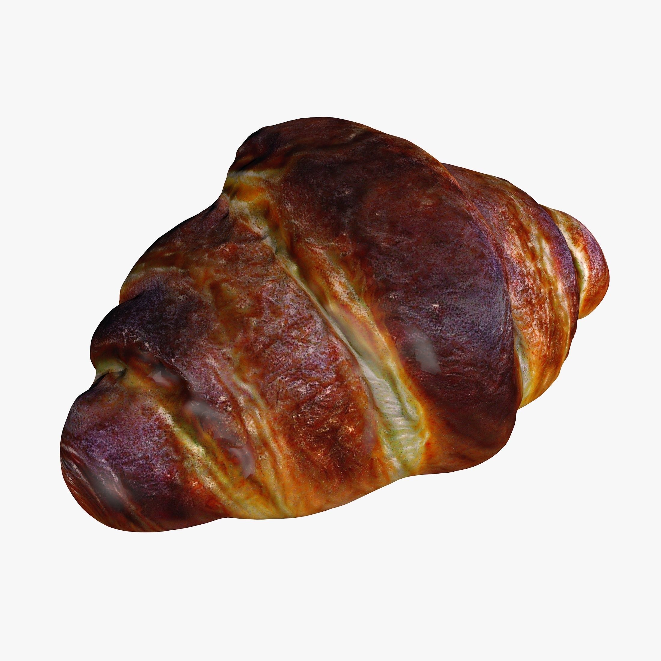 Realistic Croissant 3D model_6