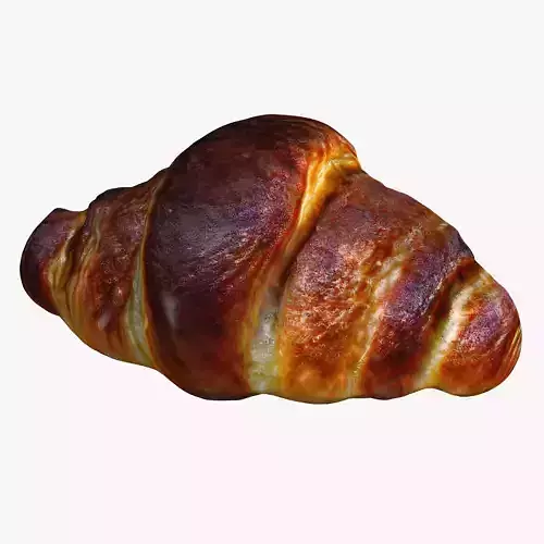 Realistic Croissant 3D model