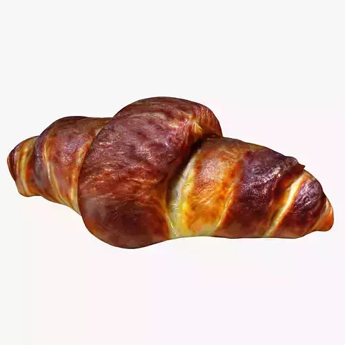 Realistic Croissant 3D model