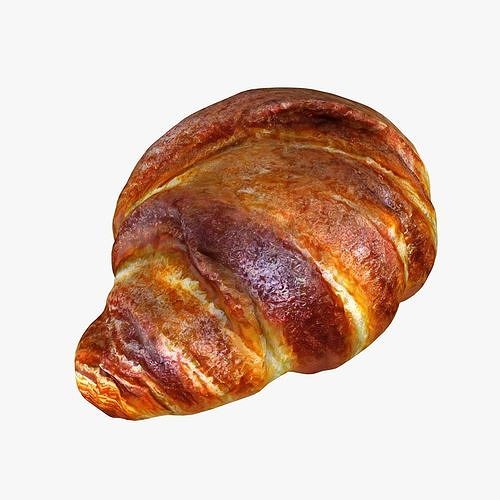 Realistic Croissant 3D model 3
